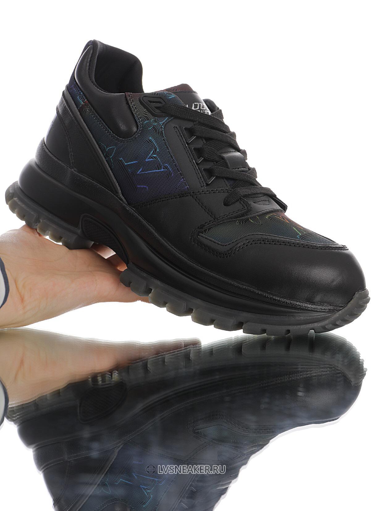 Louis Vuitton LV 2054 Trail "Black Iridescent" 1A7QQZ Sneakers