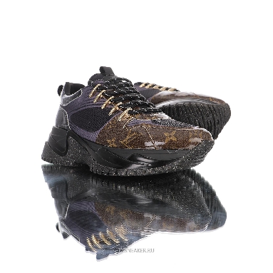 Louis Vuitton LV Run Away Pulse "Black with Monogram Tip" 1A5SX0 Sneakers