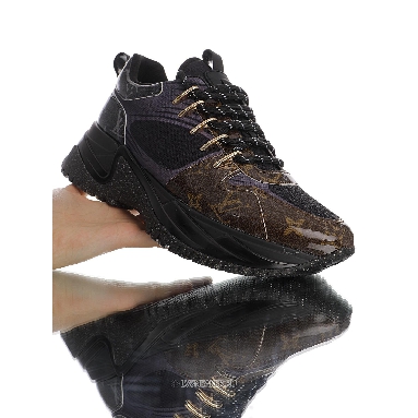 Louis Vuitton LV Run Away Pulse "Black with Monogram Tip" 1A5SX0 Sneakers