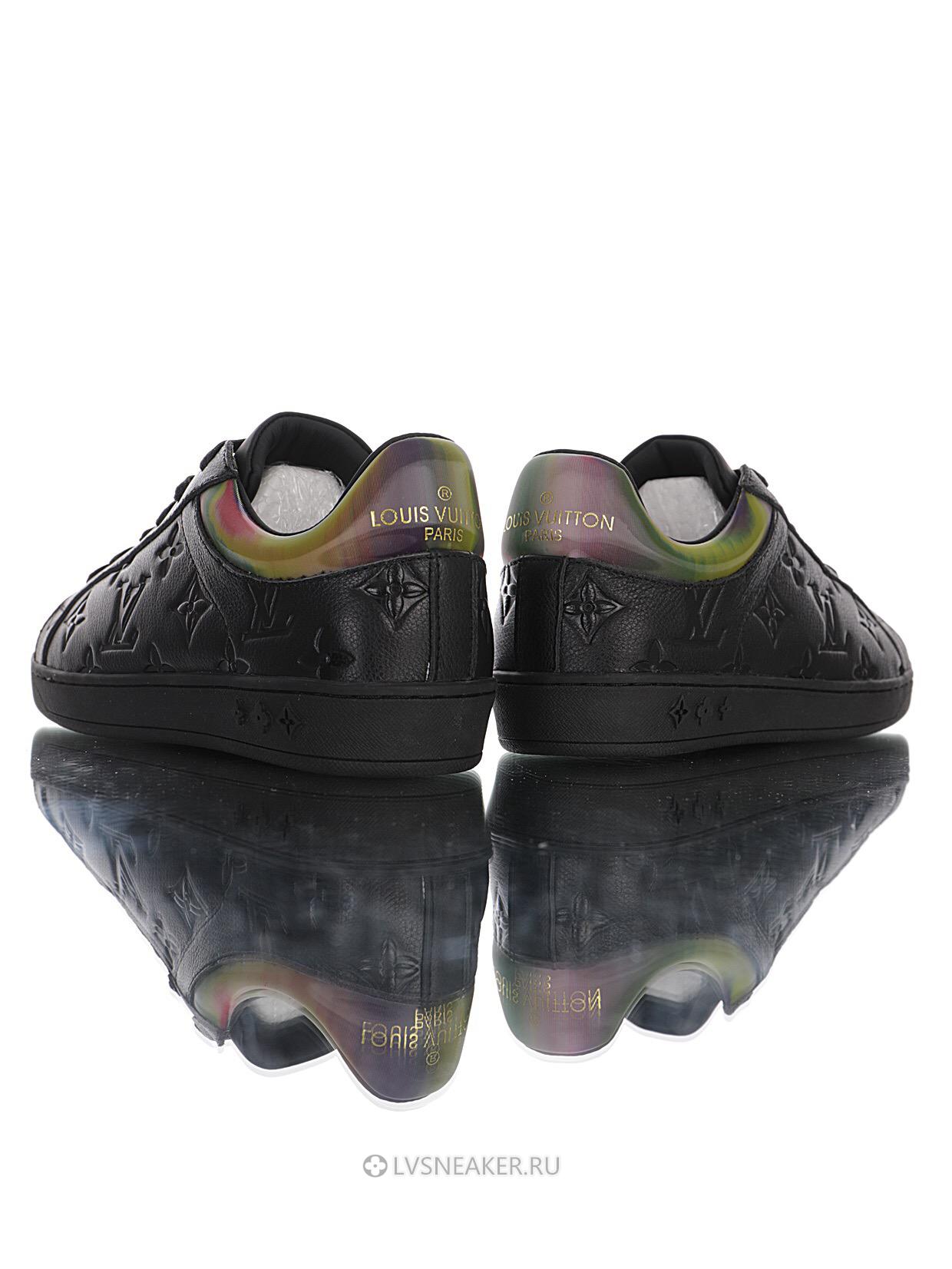 Louis Vuitton LV Luxembourg "Monogram Black Iridescent" 1A7S7B Sneakers