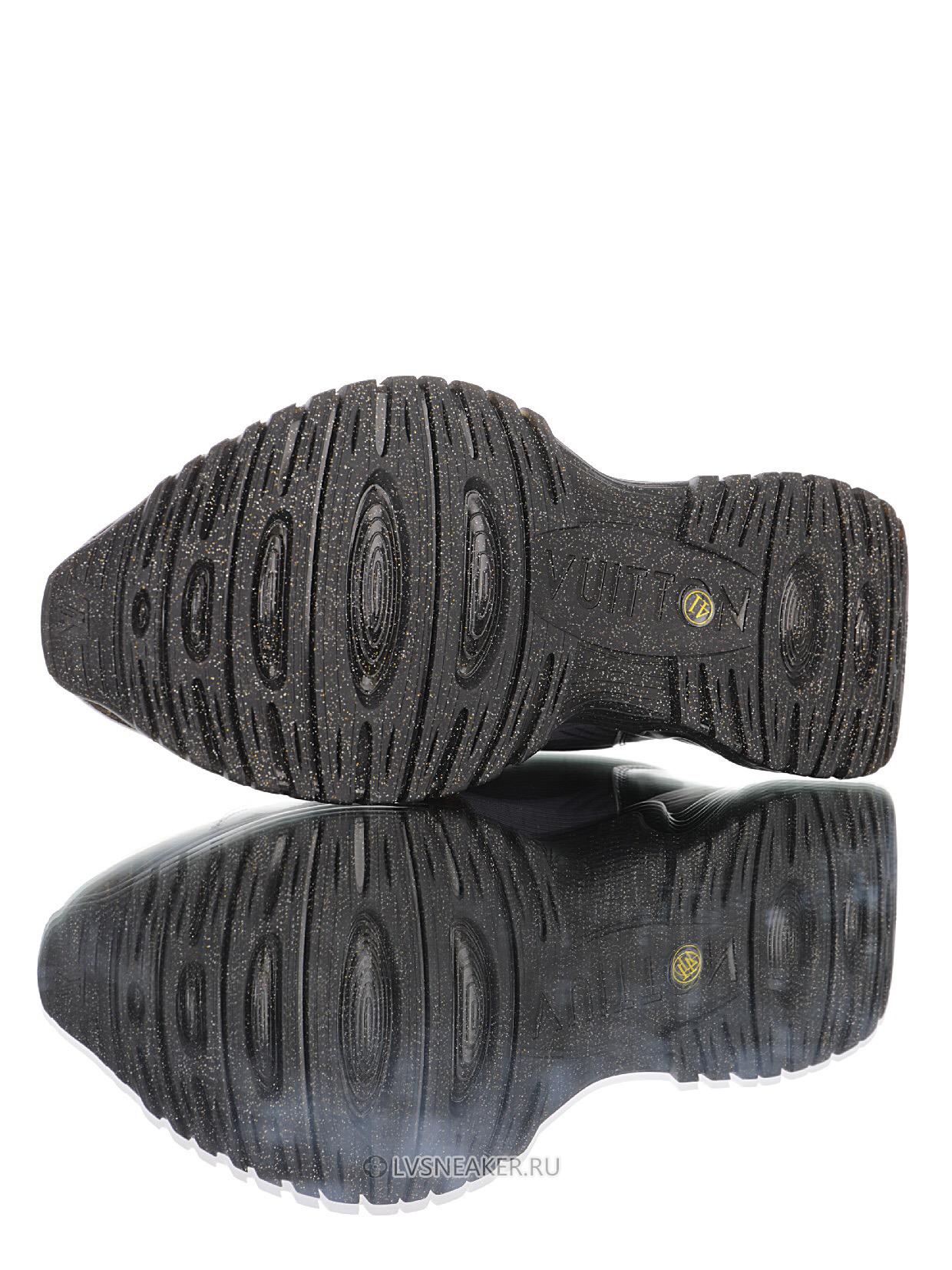 Louis Vuitton LV Run Away Pulse "Black with Monogram Tip" 1A5SX0 Sneakers