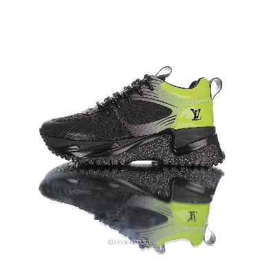 Louis Vuitton LV Run Away Pulse "Black Green" 1A5SX0-2 Sneakers