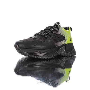 Louis Vuitton LV Run Away Pulse "Black Green" 1A5SX0-2 Sneakers