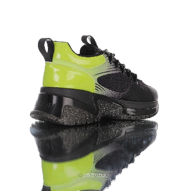 Louis Vuitton LV Run Away Pulse "Black Green" 1A5SX0-2 Sneakers