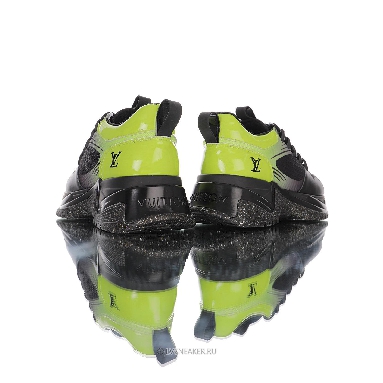 Louis Vuitton LV Run Away Pulse "Black Green" 1A5SX0-2 Sneakers