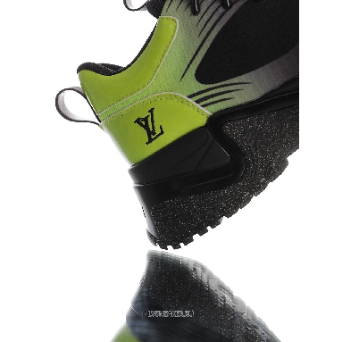 Louis Vuitton LV Run Away Pulse "Black Green" 1A5SX0-2 Sneakers