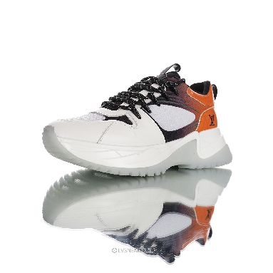 Louis Vuitton LV Run Away Pulse "White Orange" 1A5YSV-2 Sneakers