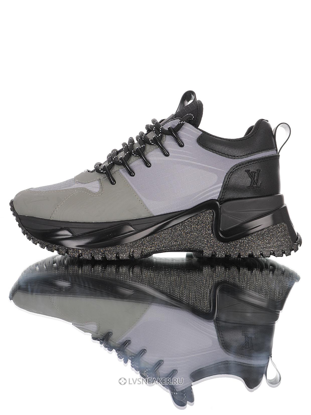 Louis Vuitton LV Run Away Pulse "Black Grey" 1A4UF3-2 Sneakers