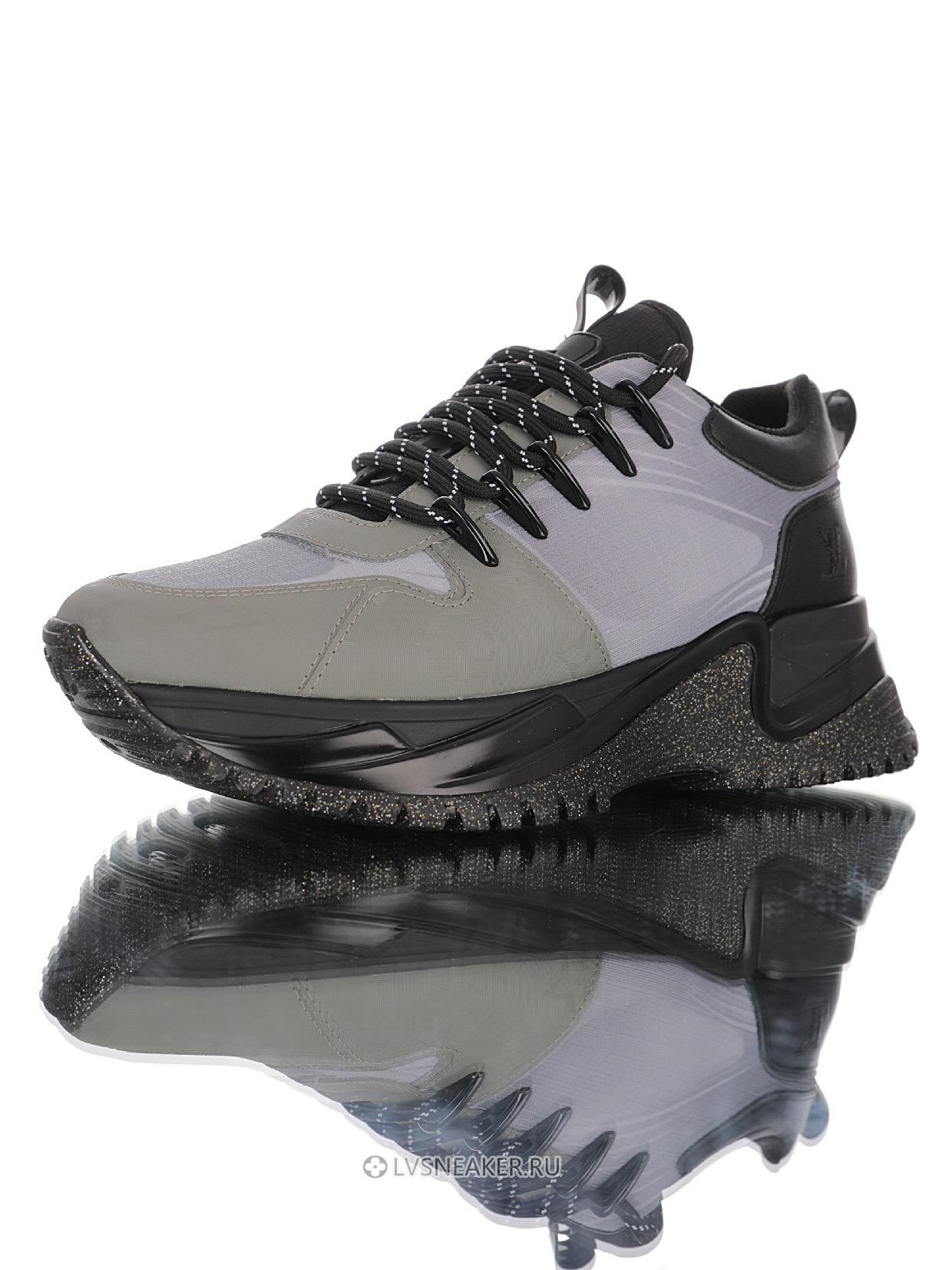 Louis Vuitton LV Run Away Pulse "Black Grey" 1A4UF3-2 Sneakers