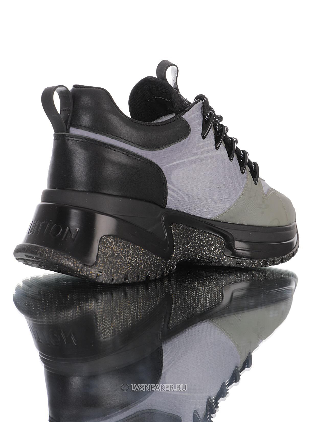 Louis Vuitton LV Run Away Pulse "Black Grey" 1A4UF3-2 Sneakers