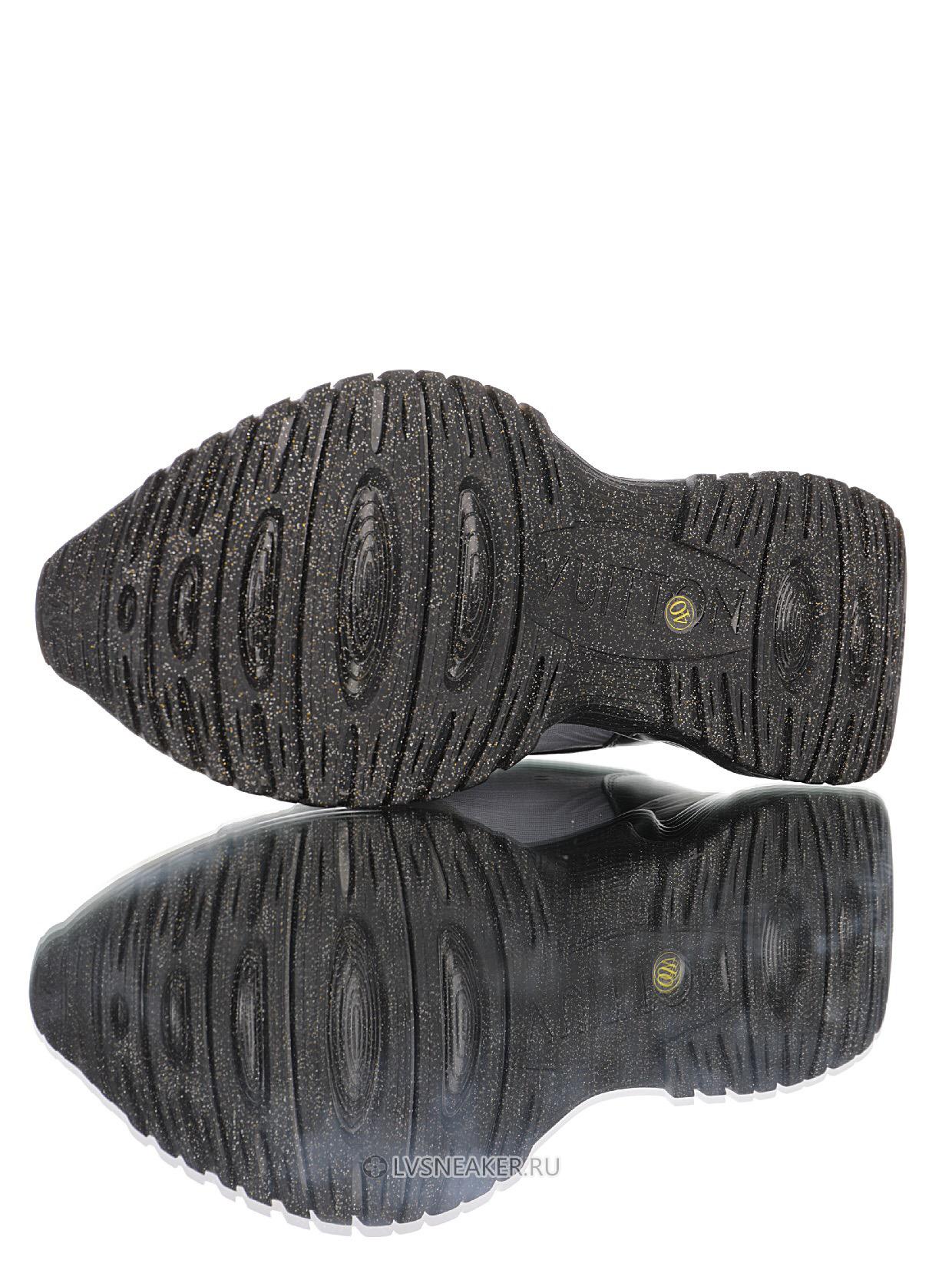 Louis Vuitton LV Run Away Pulse "Black Grey" 1A4UF3-2 Sneakers
