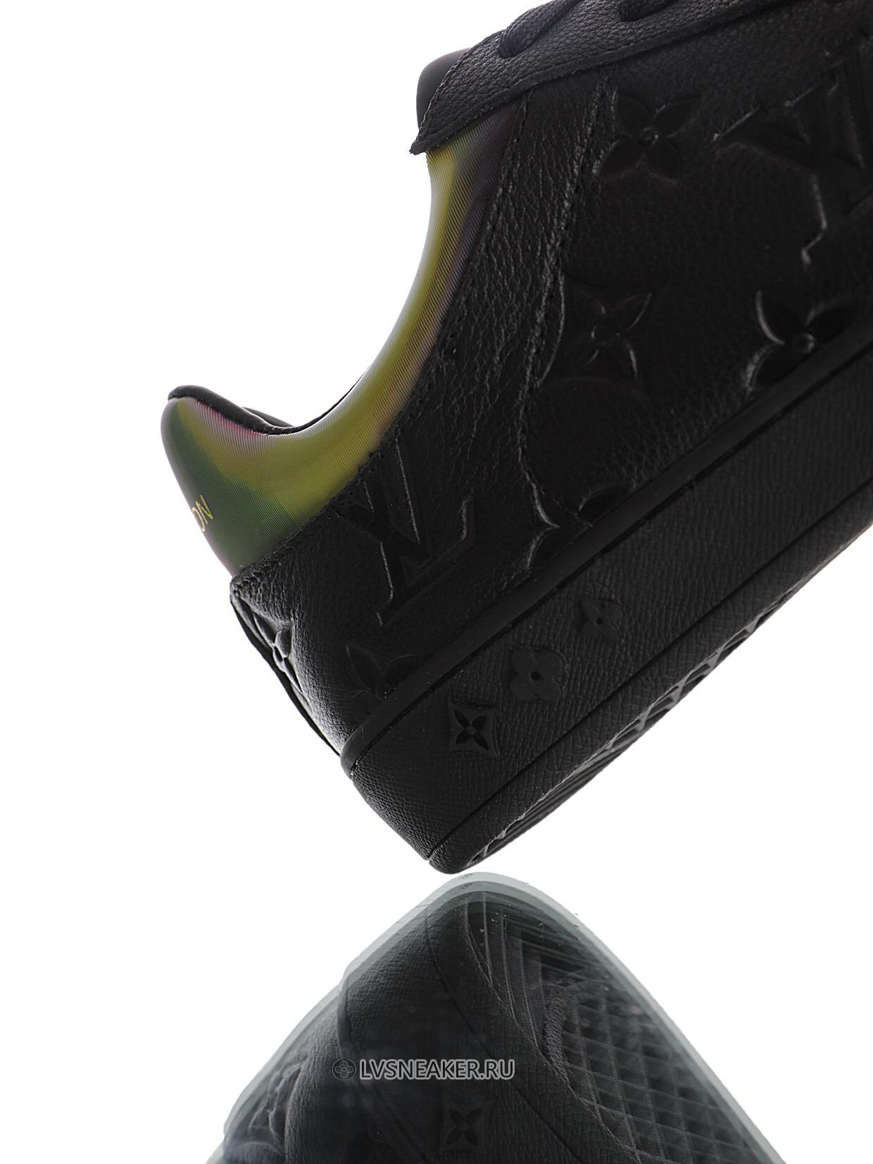 Louis Vuitton LV Luxembourg "Monogram Black Iridescent" 1A7S7B Sneakers