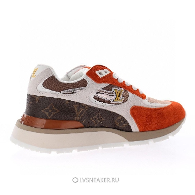 Louis Vuitton LV Run Away "Brown Orange Monogram" 1A8JLN Sneakers