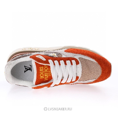 Louis Vuitton LV Run Away "Brown Orange Monogram" 1A8JLN Sneakers