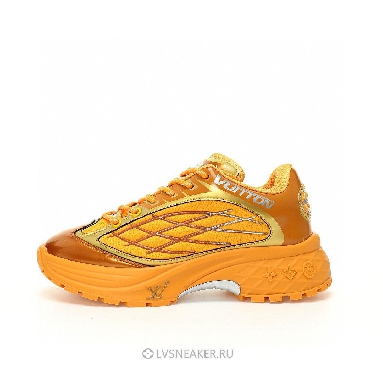 Louis Vuitton LV Discovery Lace Up "Gold Yellow" 1ABZ2W-2 Sneakers