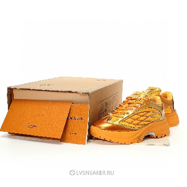 Louis Vuitton LV Discovery Lace Up "Gold Yellow" 1ABZ2W-2 Sneakers