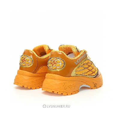 Louis Vuitton LV Discovery Lace Up "Gold Yellow" 1ABZ2W-2 Sneakers