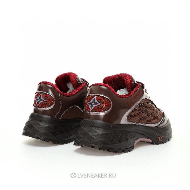 Louis Vuitton LV Discovery Lace Up "Brown Purple Red" 1ABZ2W-3 Sneakers