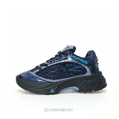 Louis Vuitton LV Discovery Lace Up "Blue Black" 1ACEBV-2 Sneakers