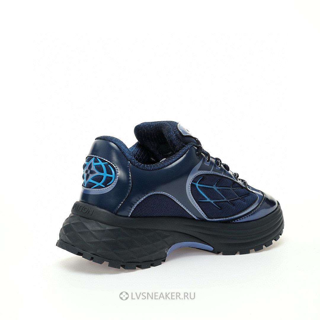 Louis Vuitton LV Discovery Lace Up "Blue Black" 1ACEBV-2 Sneakers