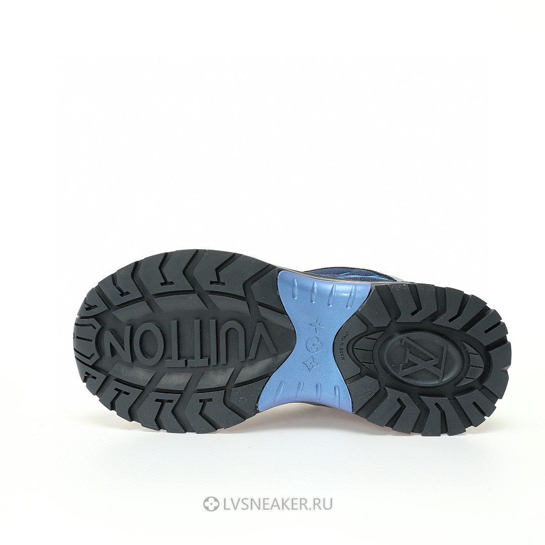 Louis Vuitton LV Discovery Lace Up "Blue Black" 1ACEBV-2 Sneakers
