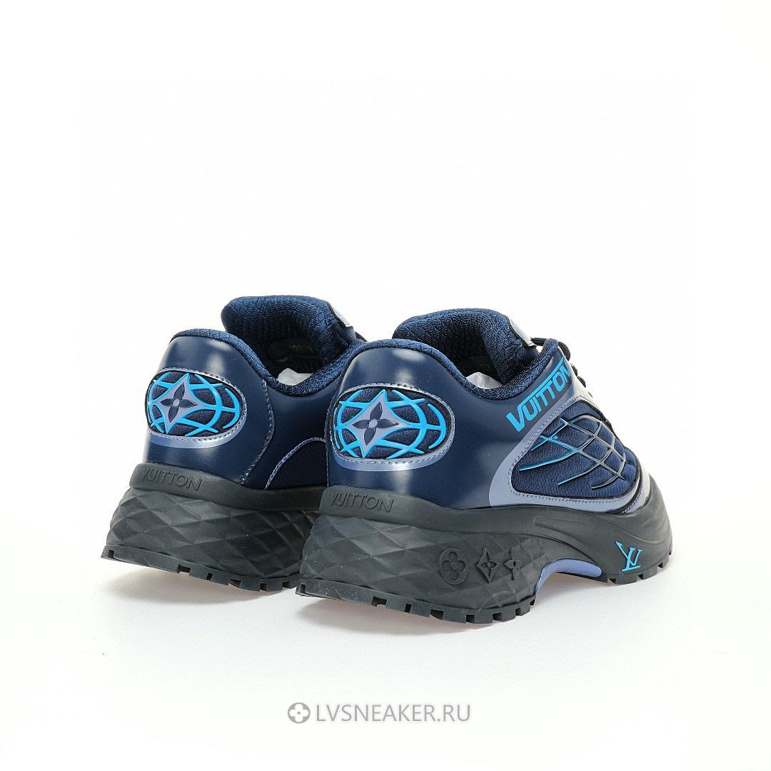 Louis Vuitton LV Discovery Lace Up "Blue Black" 1ACEBV-2 Sneakers
