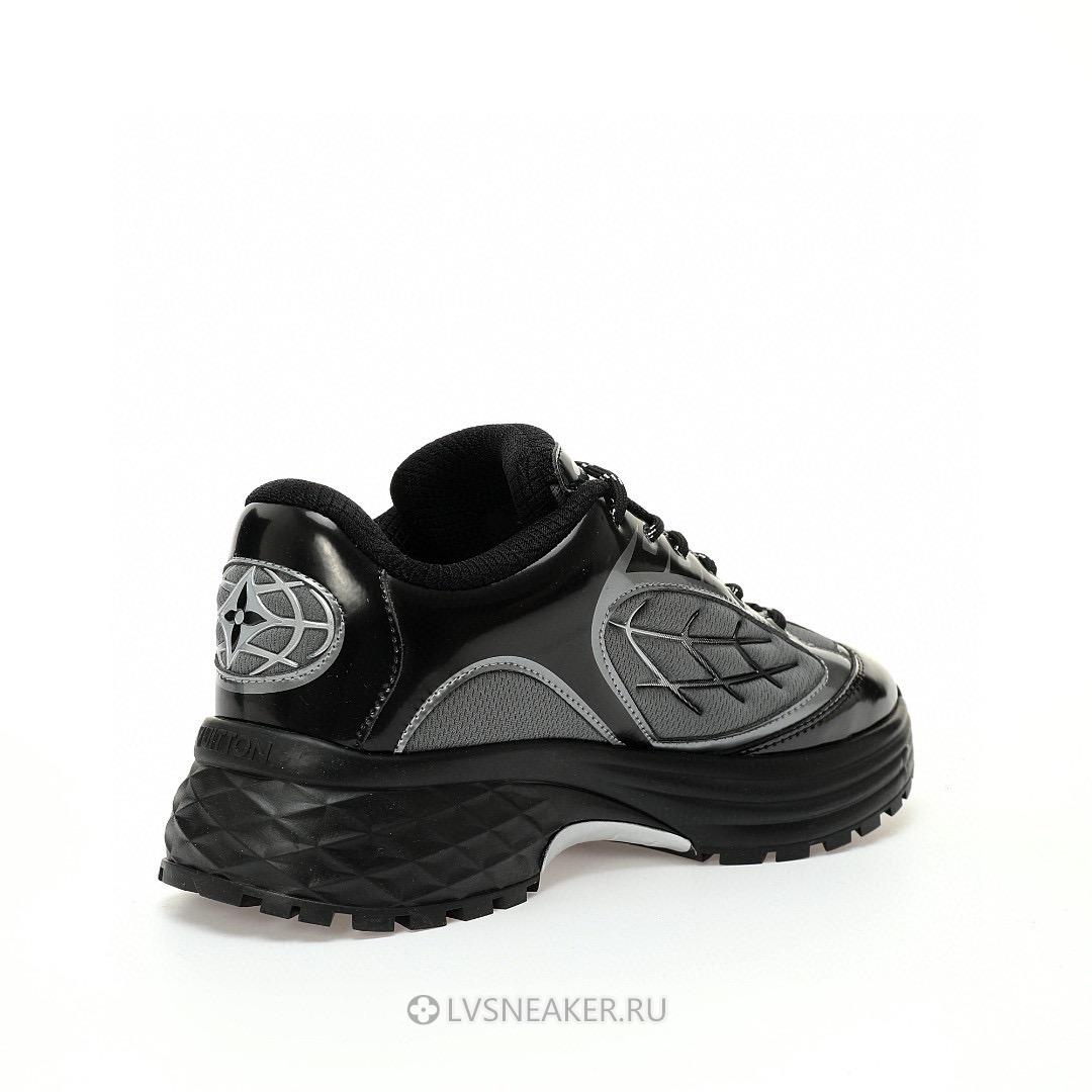 Louis Vuitton LV Discovery Lace Up "Black Grey" 1ABZ2W Sneakers