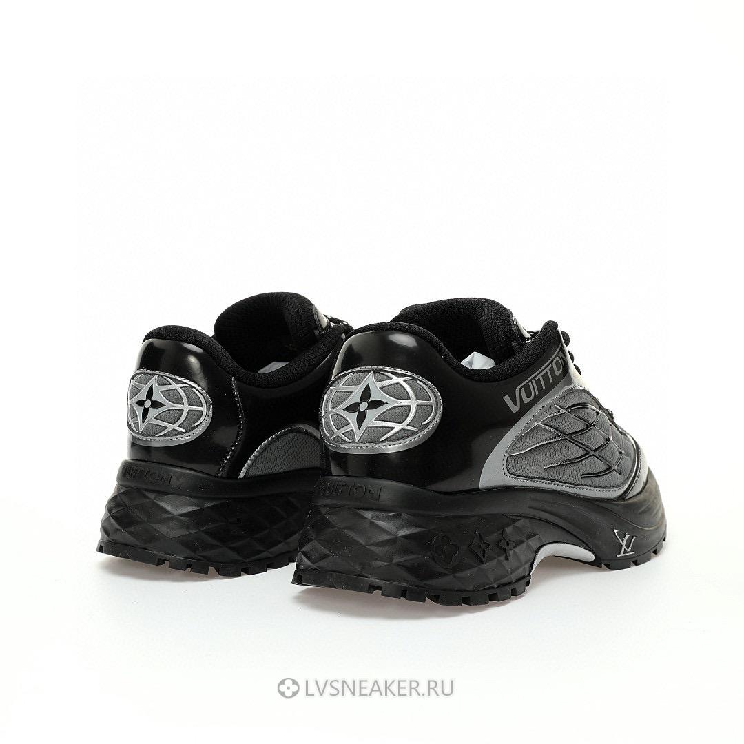 Louis Vuitton LV Discovery Lace Up "Black Grey" 1ABZ2W Sneakers