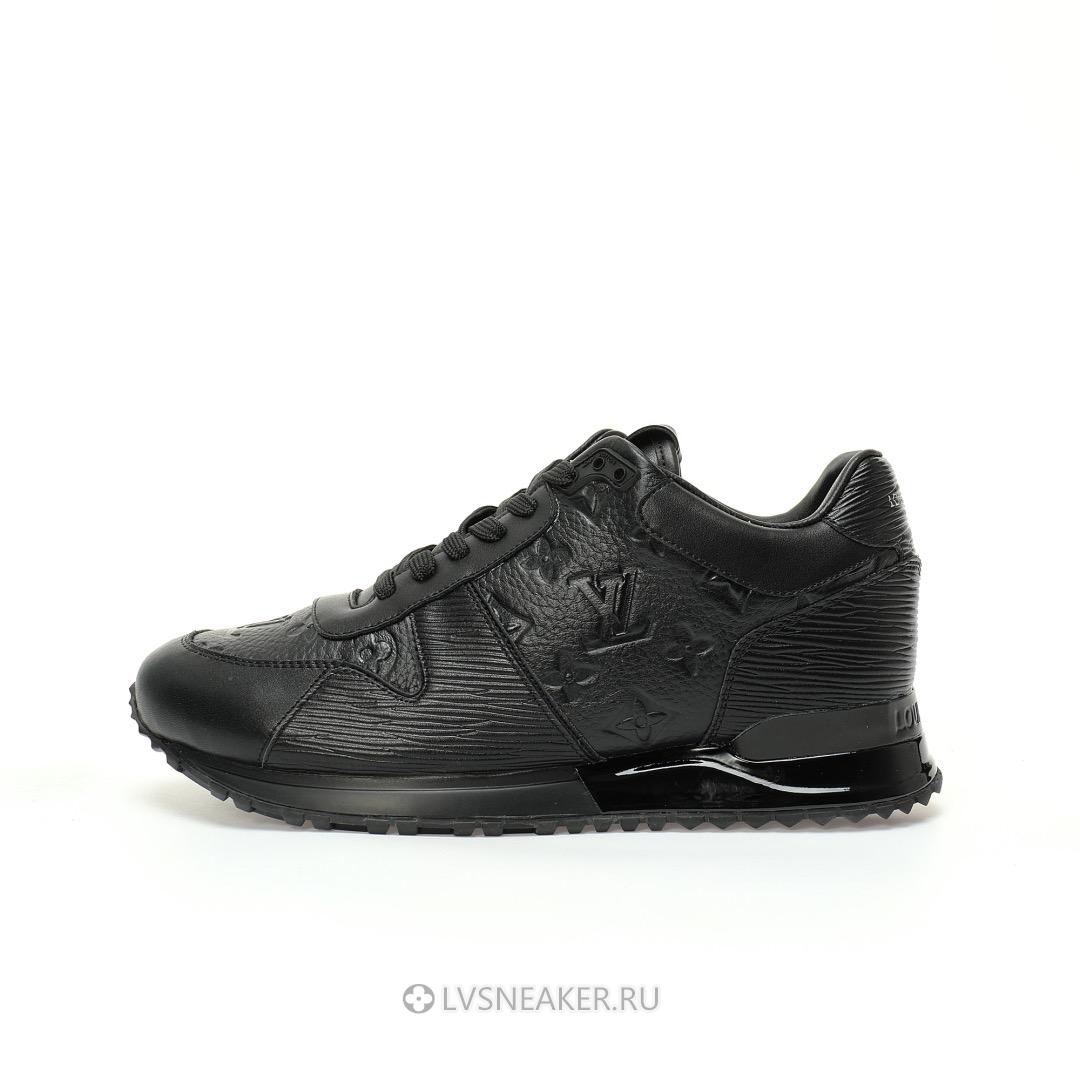 Louis Vuitton LV Run Away "Monogram Embossed Black" 1A9ZKQ Sneakers