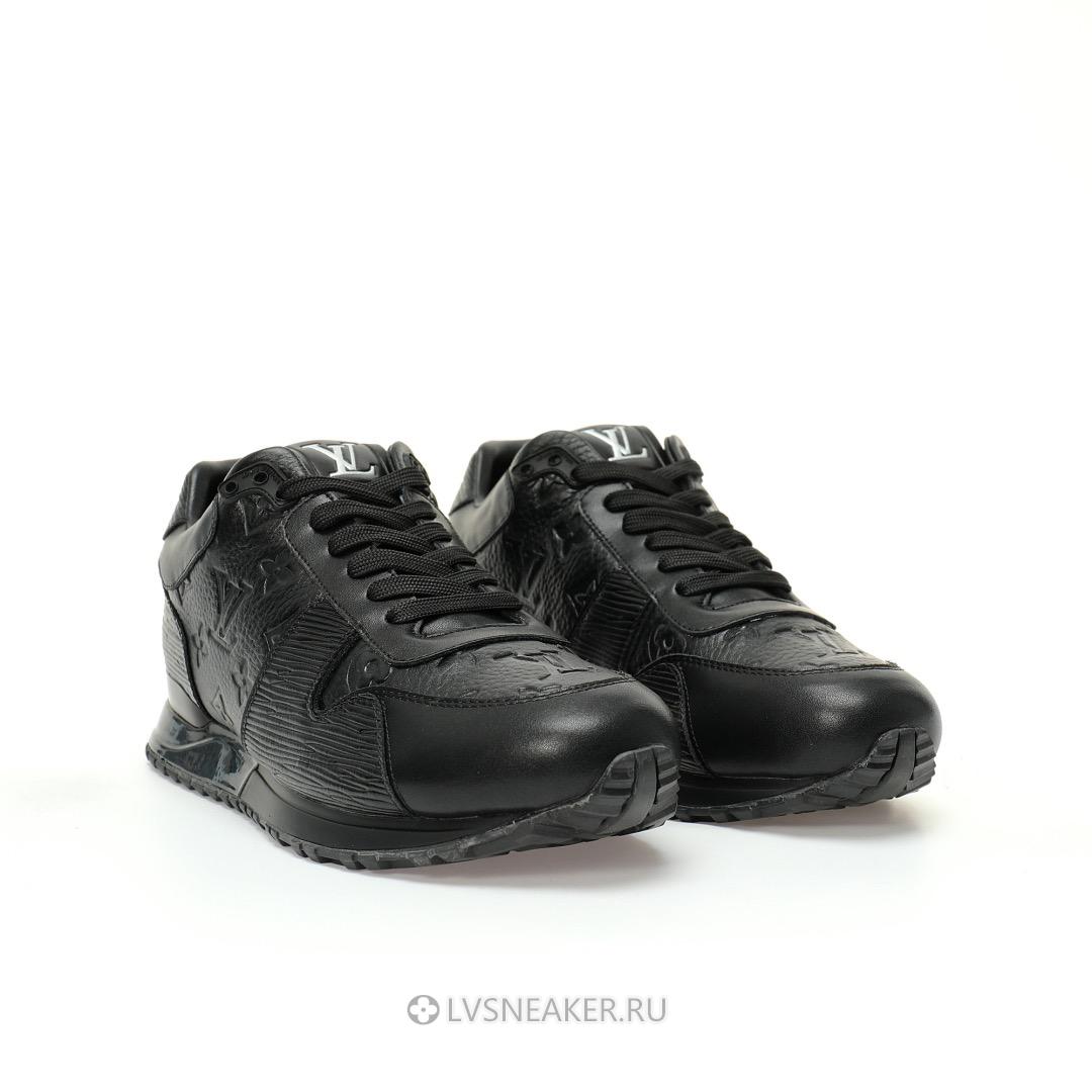 Louis Vuitton LV Run Away "Monogram Embossed Black" 1A9ZKQ Sneakers