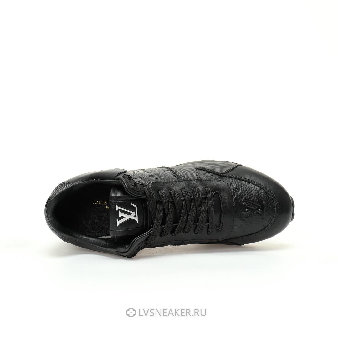 Louis Vuitton LV Run Away "Monogram Embossed Black" 1A9ZKQ Sneakers
