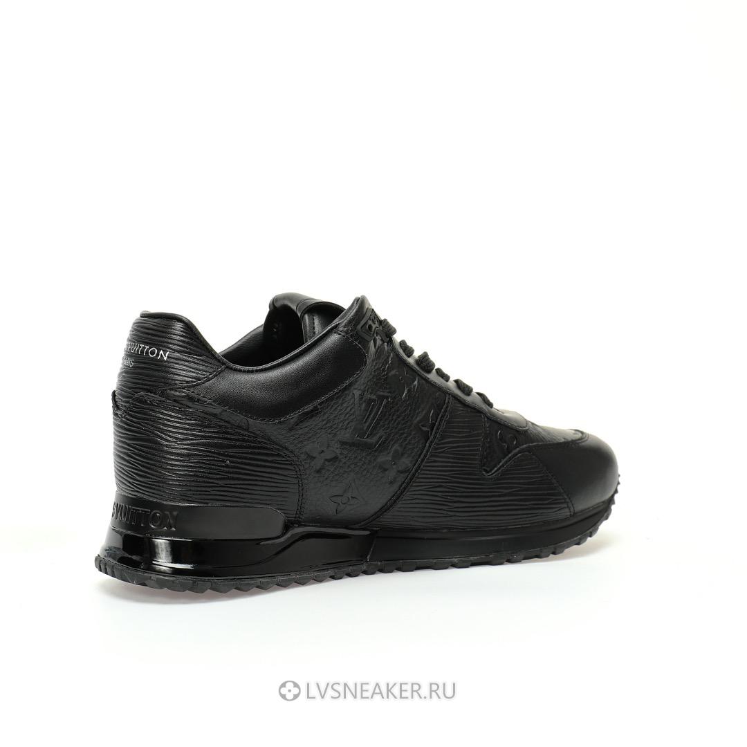 Louis Vuitton LV Run Away "Monogram Embossed Black" 1A9ZKQ Sneakers