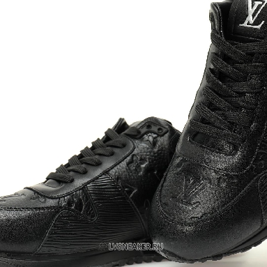 Louis Vuitton LV Run Away "Monogram Embossed Black" 1A9ZKQ Sneakers