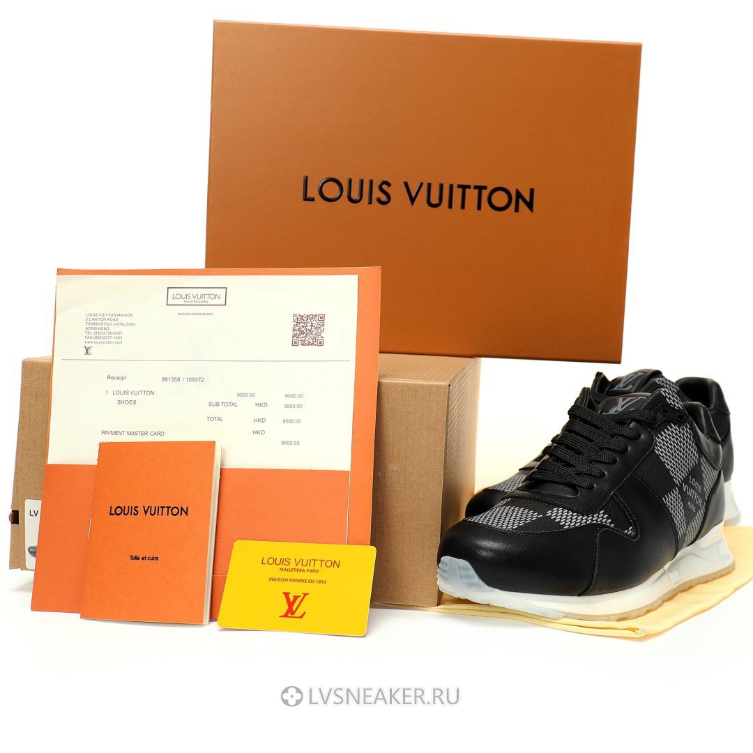 Louis Vuitton LV Run Away "Black White" 1ACW1L-2 Sneakers