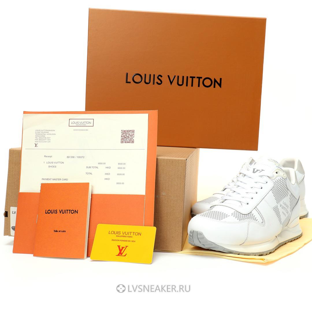 Louis Vuitton LV Run Away "White Grey" 1ACW23 Sneakers