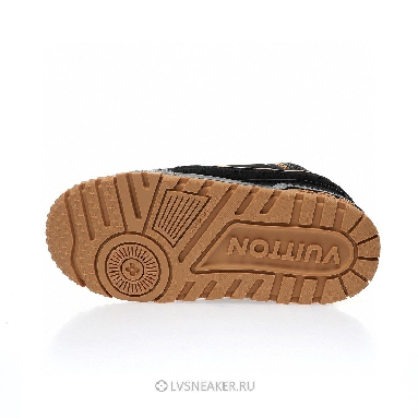 Louis Vuitton LV Trainer Maxi "Black Brown Suede" 1ABM30 Sneakers