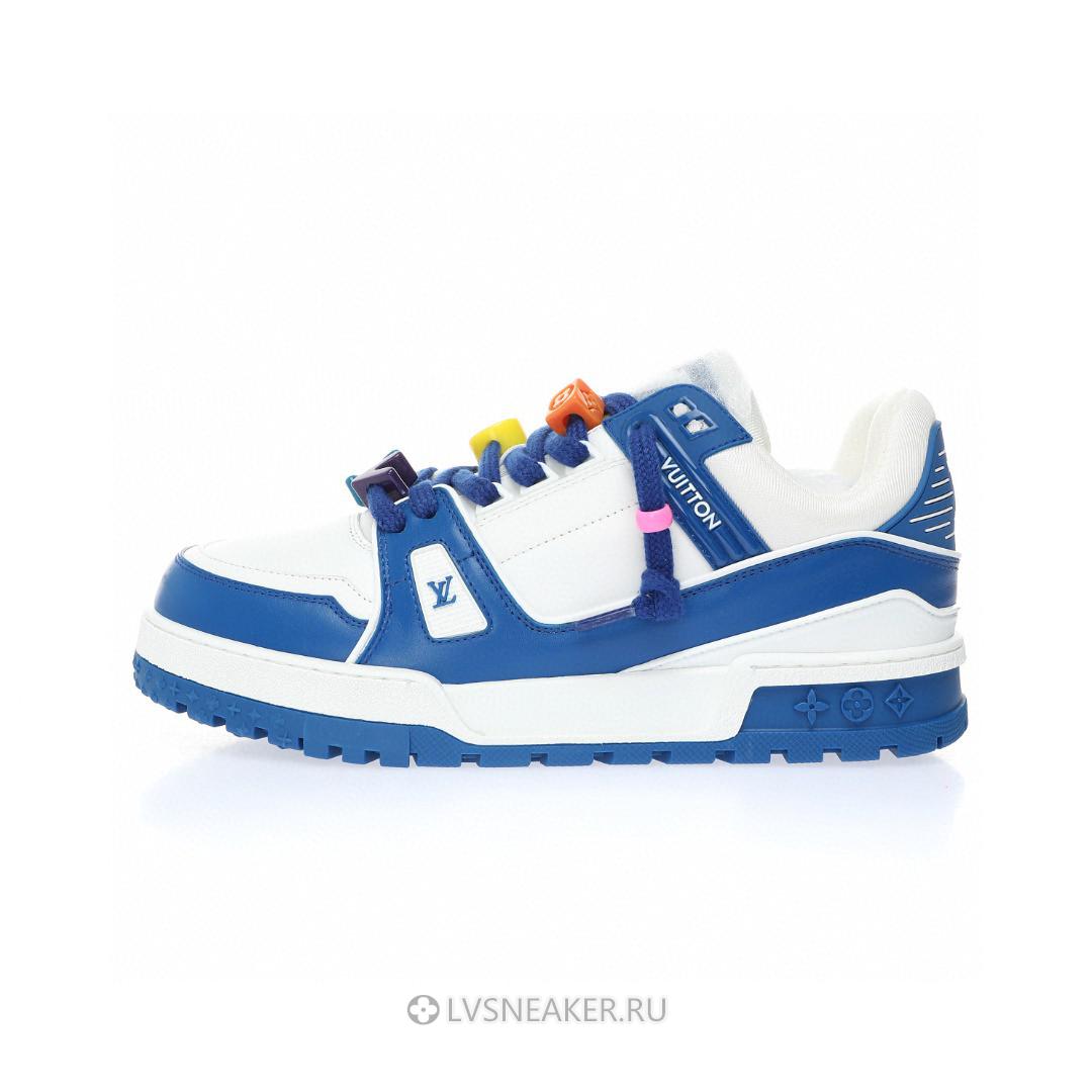 Louis Vuitton LV Trainer Maxi "Blue White" 1ABZPT Sneakers