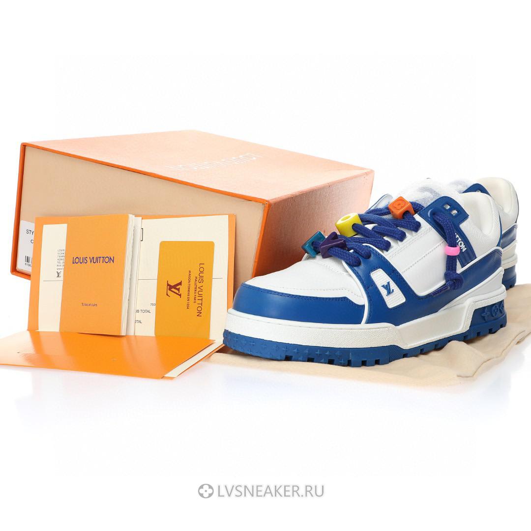 Louis Vuitton LV Trainer Maxi "Blue White" 1ABZPT Sneakers