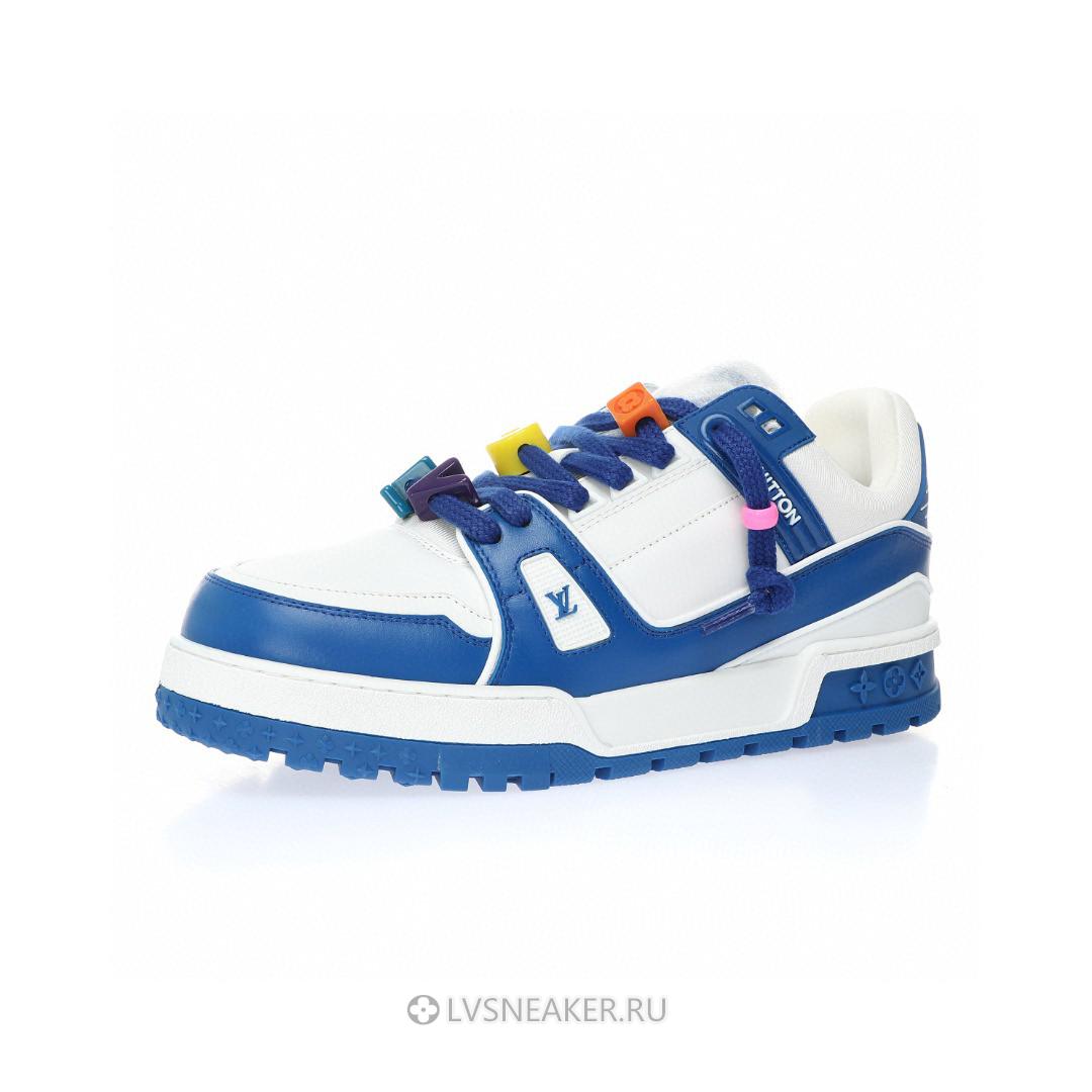 Louis Vuitton LV Trainer Maxi "Blue White" 1ABZPT Sneakers