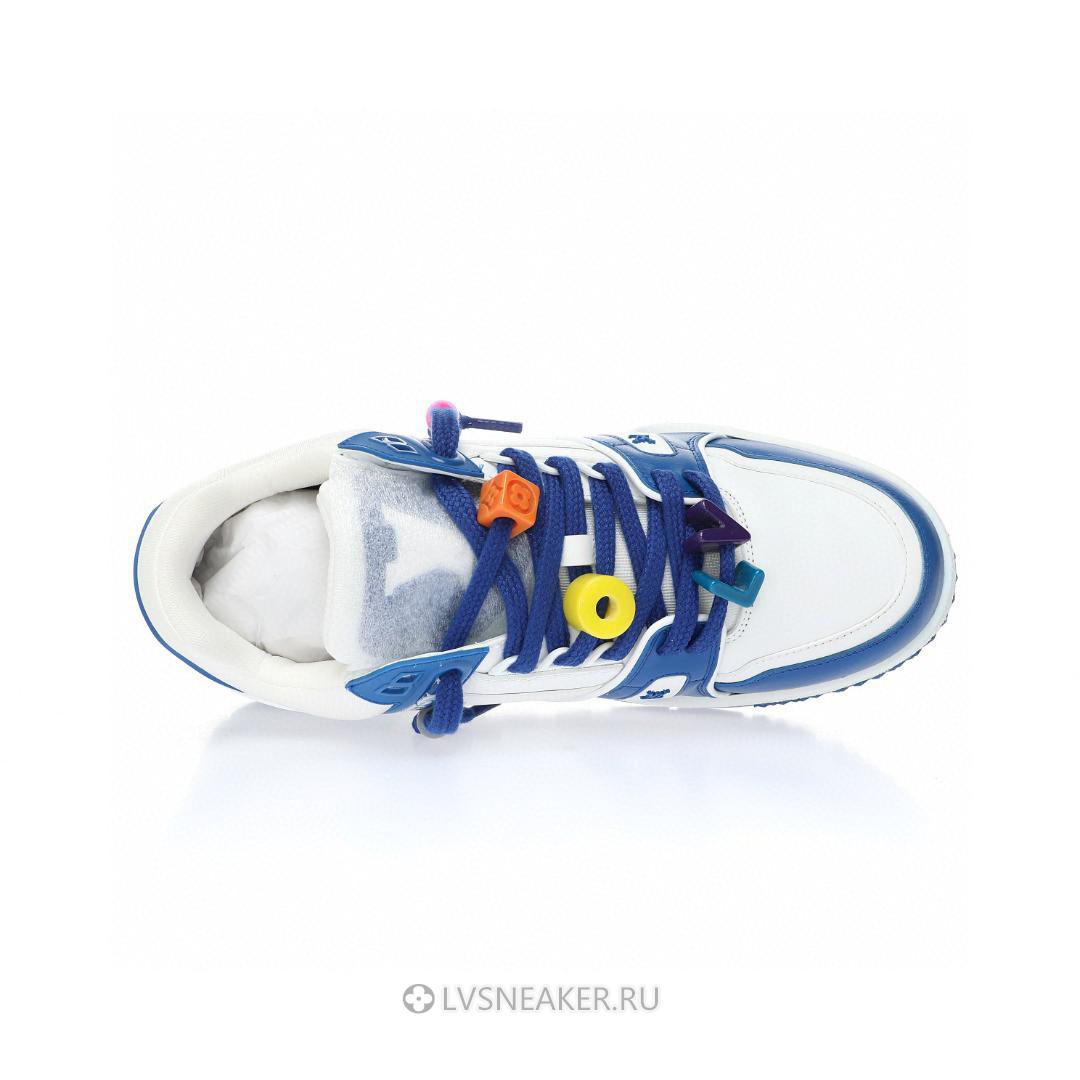 Louis Vuitton LV Trainer Maxi "Blue White" 1ABZPT Sneakers