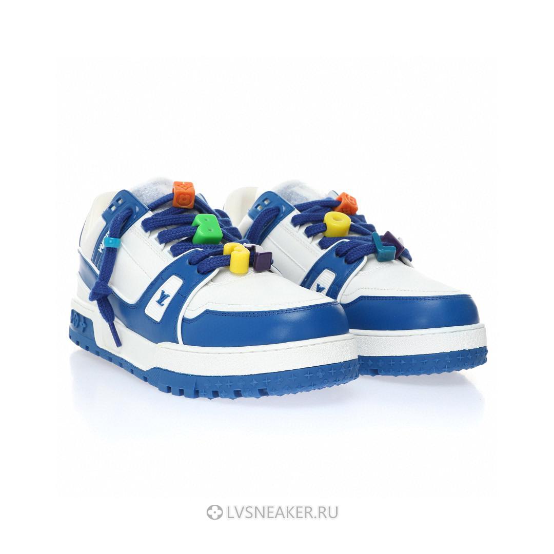 Louis Vuitton LV Trainer Maxi "Blue White" 1ABZPT Sneakers
