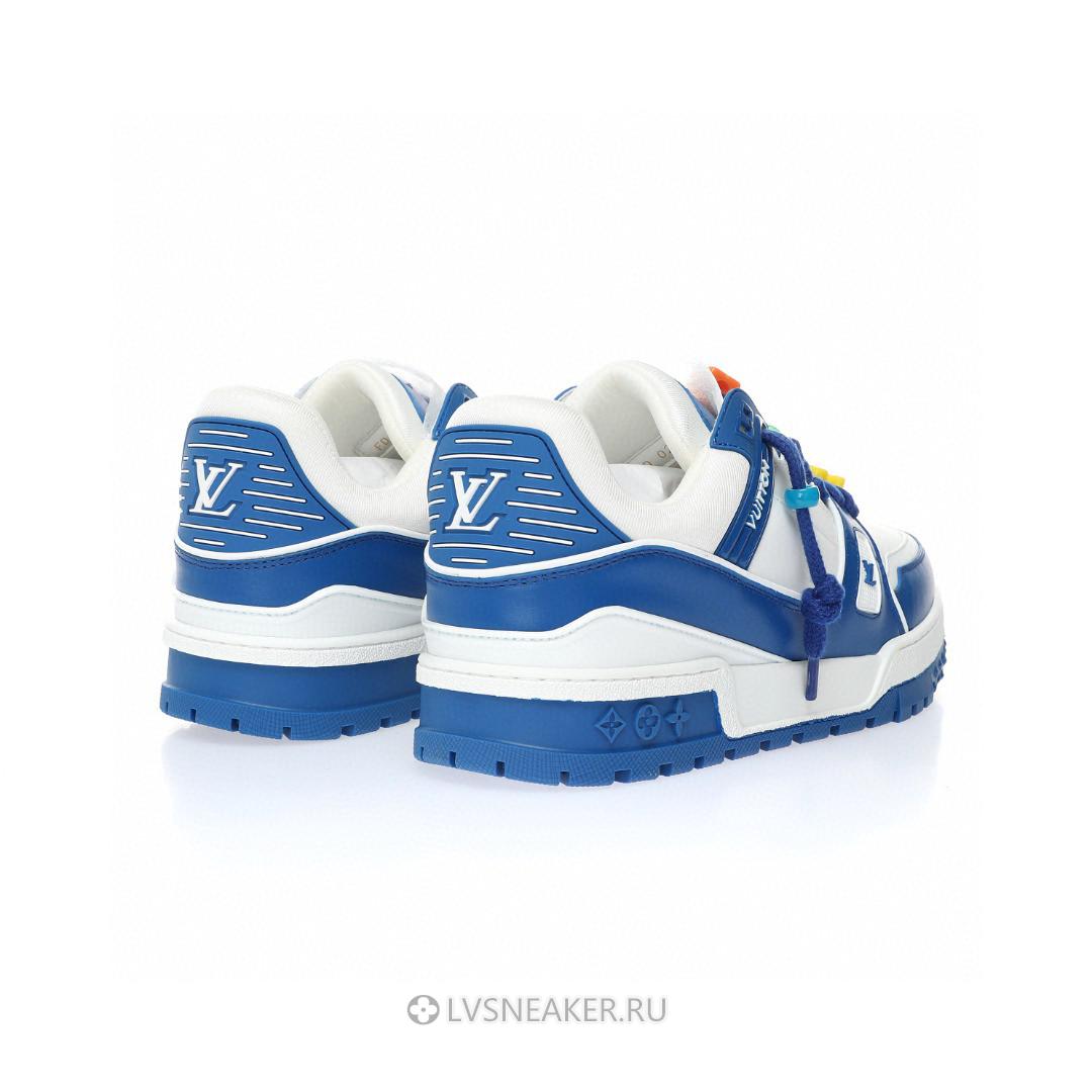 Louis Vuitton LV Trainer Maxi "Blue White" 1ABZPT Sneakers