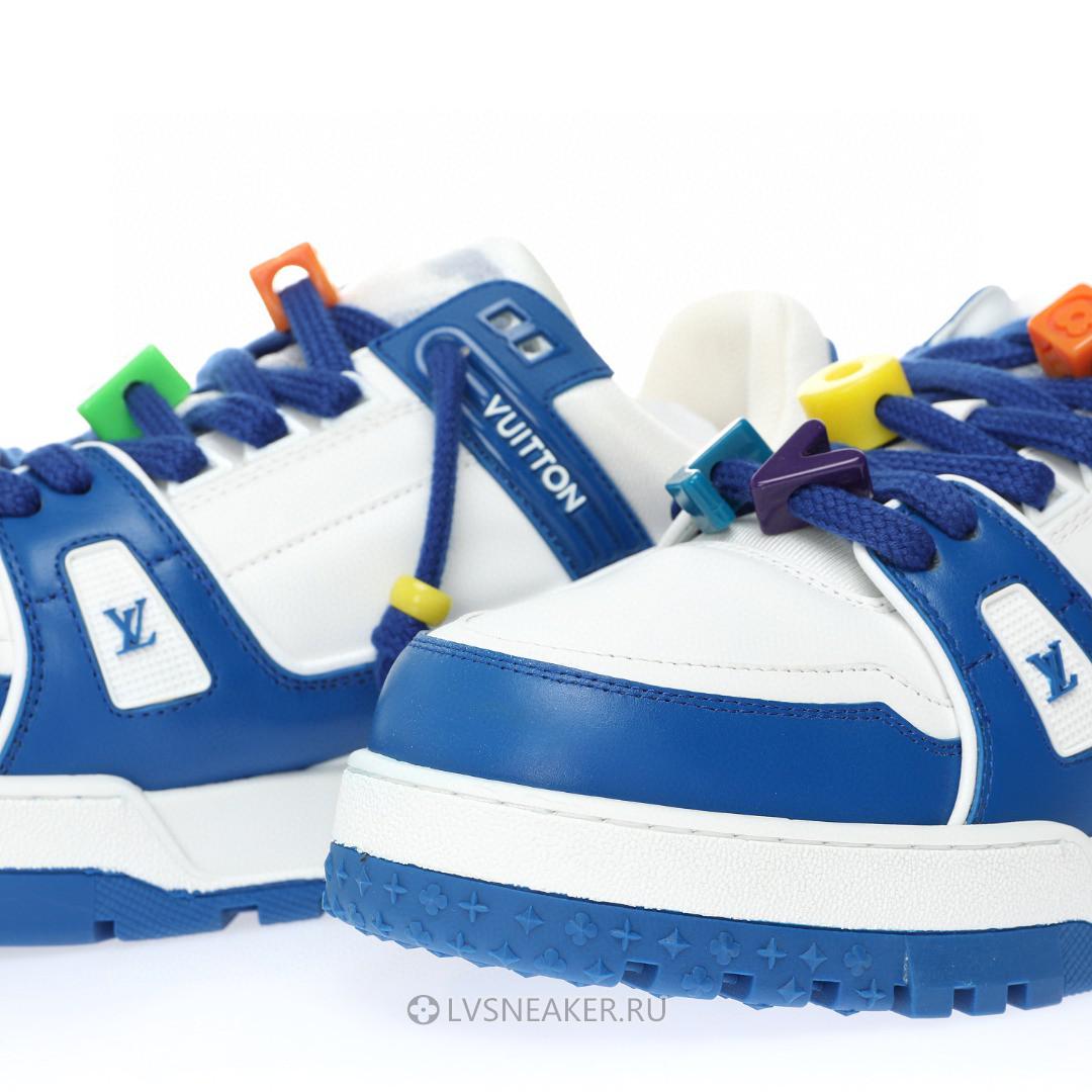 Louis Vuitton LV Trainer Maxi "Blue White" 1ABZPT Sneakers