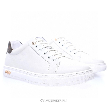 Louis Vuitton LV Luxembourg "Monogram White Brown" 1A3MVX-3 Sneakers