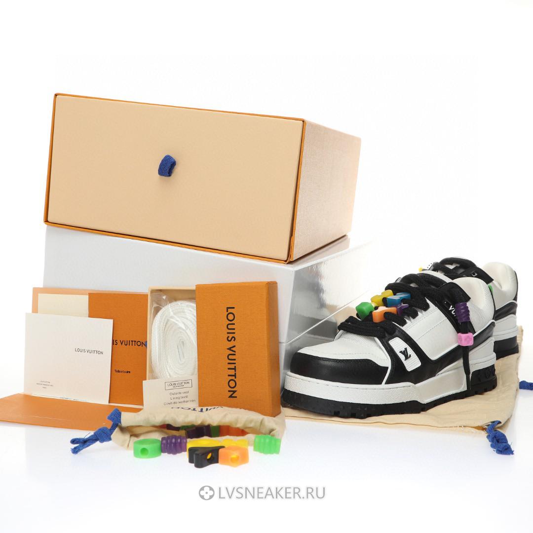 Louis Vuitton LV Trainer Maxi "Black White" 1ABZQ9 Sneakers