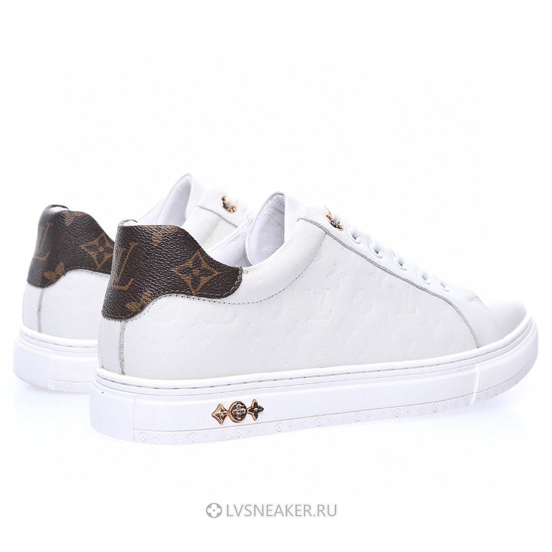 Louis Vuitton LV Luxembourg "Monogram White Brown" 1A3MVX-3 Sneakers