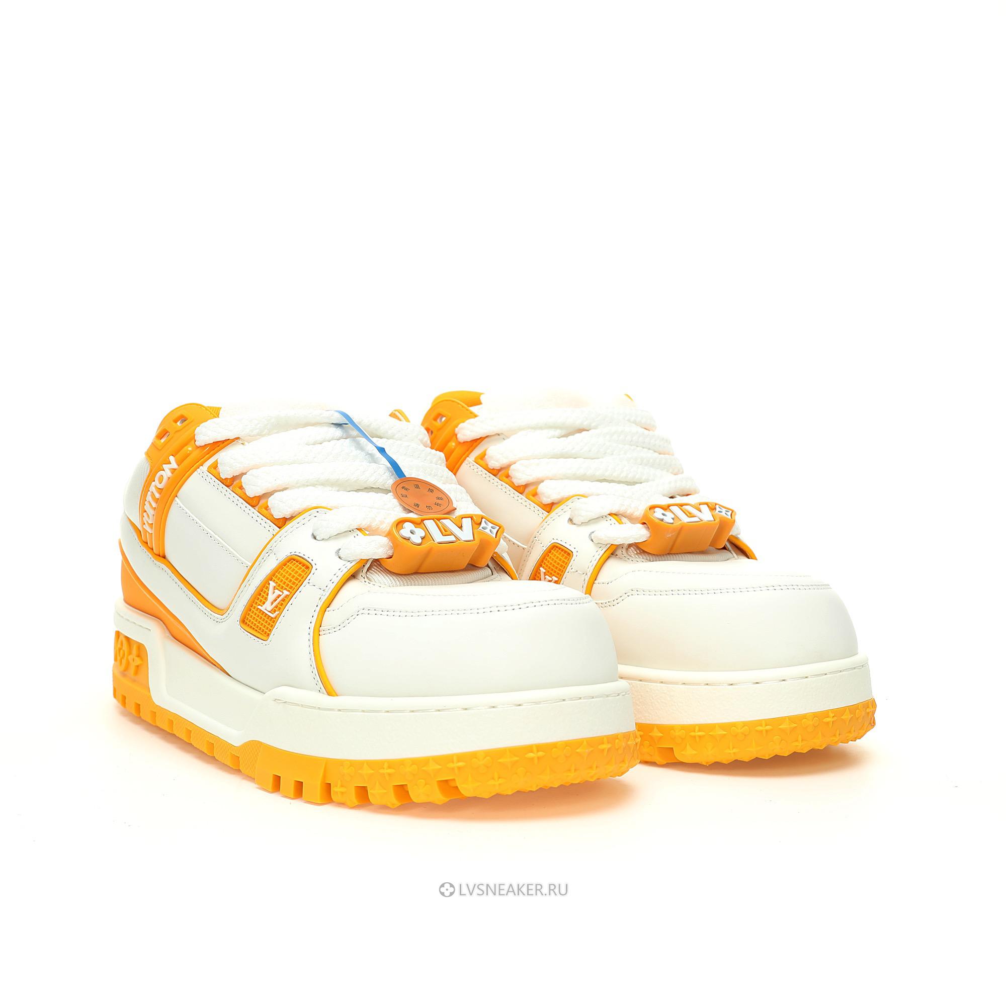 Louis Vuitton LV Trainer Maxi "Yellow White" 1ACPQJ Sneakers