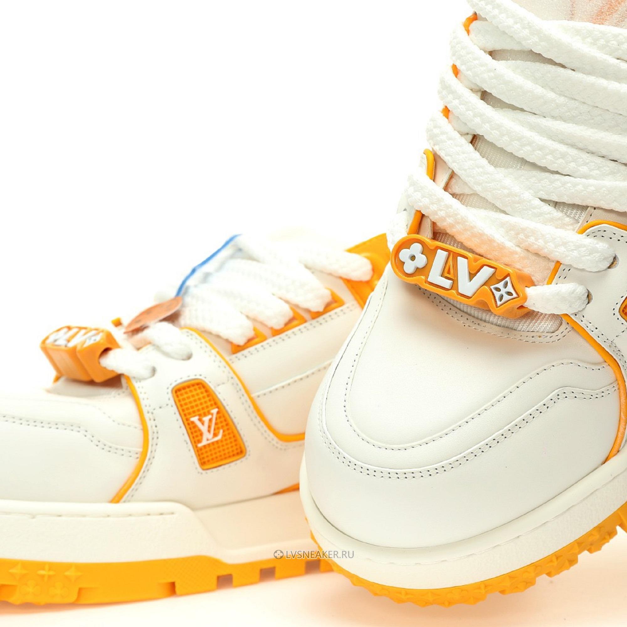 Louis Vuitton LV Trainer Maxi "Yellow White" 1ACPQJ Sneakers