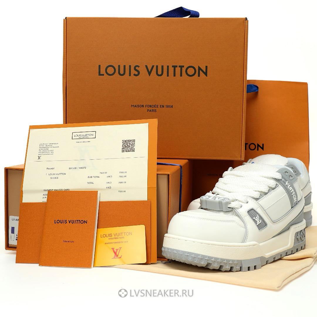 Louis Vuitton LV Trainer Maxi "Grey White" 1ACRJV Sneakers