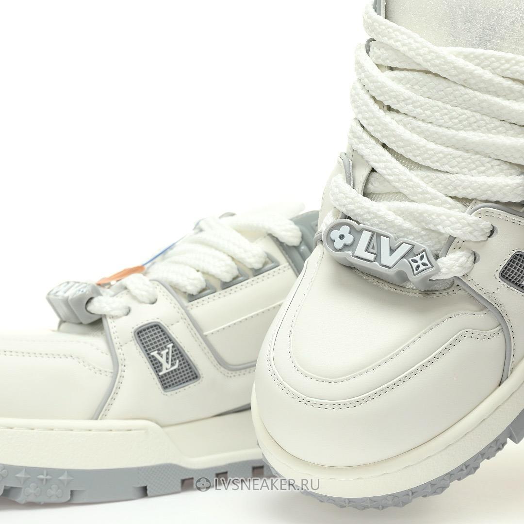 Louis Vuitton LV Trainer Maxi "Grey White" 1ACRJV Sneakers